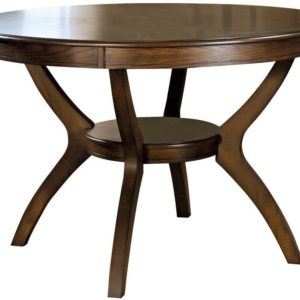 Coaster Fine Furniture Deep Brown Round 48" Dining Table